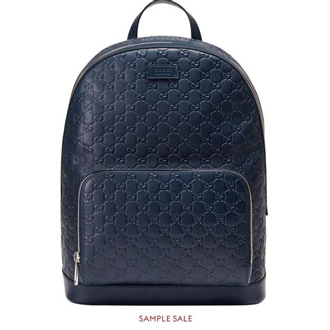 gucci signature leather backpack mens|vintage Gucci leather backpack.